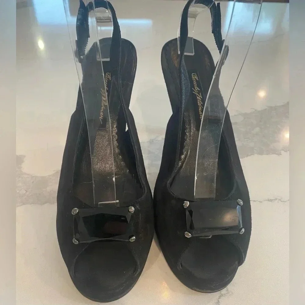 Stunning Beverly Feldman Black Suede 4